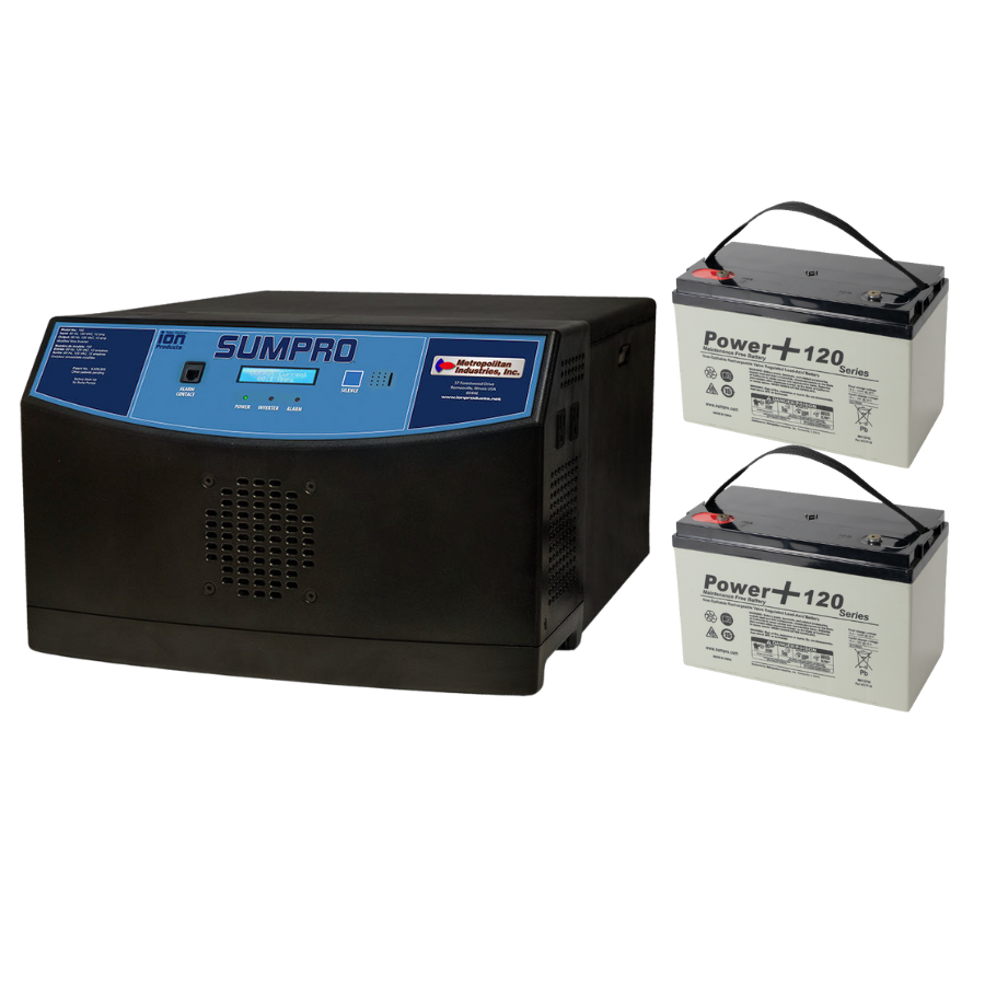 (Sumpro 100) (Batteries Included) Sumpro Sump Pump Backup System