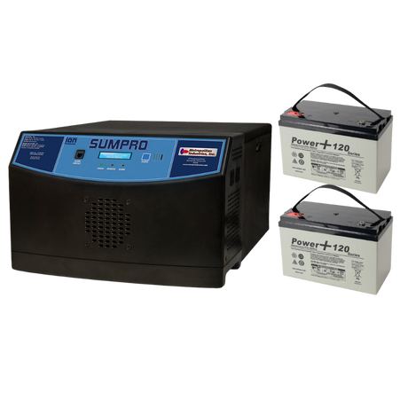 (Sumpro 100) (Batteries Included) Sumpro Sump Pump Backup System