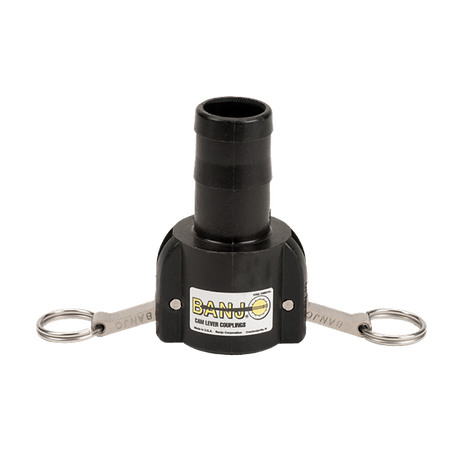 125C (Banjo) Coupling-1-1/4 F X Barb