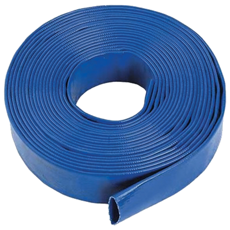 SF10E 1-1/2 | Hose-Pvc Lay Flat 1-1/2 Blue Discharge