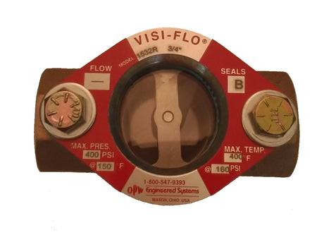 Opw Engineered Systems Part (1532R-0071) 3/4 In.  Fpt Opw Visi-Flo Sight