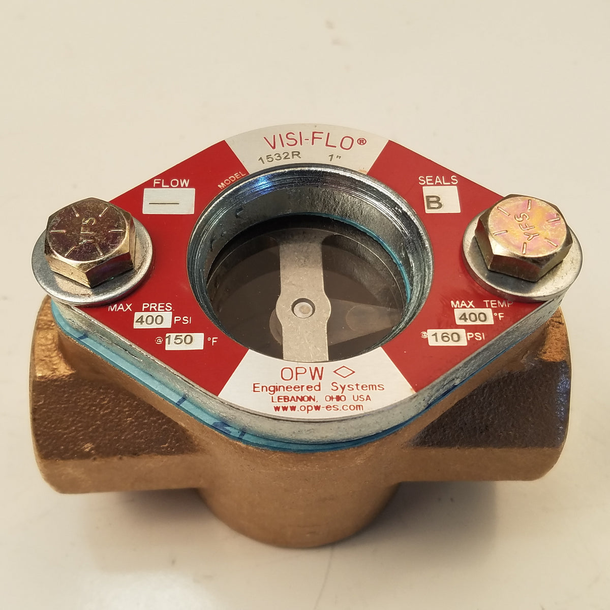 Opw Spring System Opw Engineered Systems Part (1532R-0101) 1 In. Fpt Opw Visi-Flo Sight