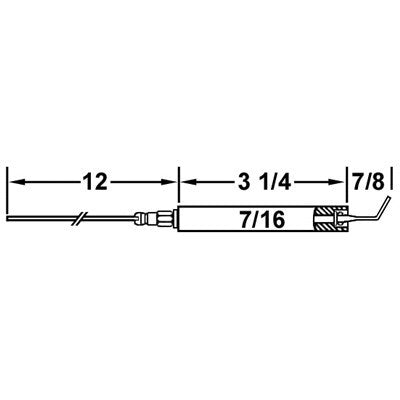 20781-02 (Crown ) | Carlin Electrode (CC57B) | Electrode