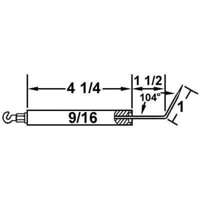 20946 (Crown) | Cleaver Brooks Electrode 435-100 | Electrode