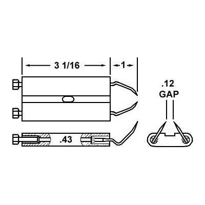 22025 (Crown ) | Intertherm Electrode | Electrode