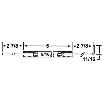 22092-02 (Crown ) | Iron Fireman Electrode | Electrode