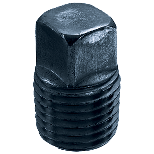 BSSPA | Plug-Sq Head 1/8 Sch 40/80 Black Iron