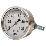 2441GXB100 | Gauge-1/4Mpt Brbckmt 2-1/2Liq 0-100Psi