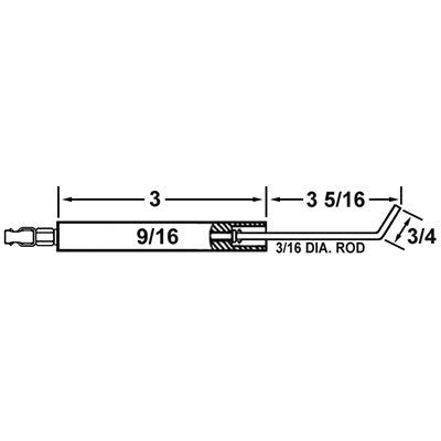 25149 (Crown ) | Flame Rod | Electrode