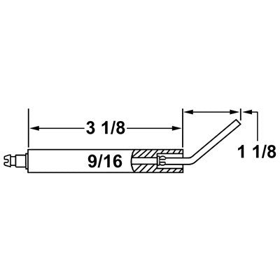 25152-02 (Crown ) | Midco/King Flame Rod (CM52) | Electrode