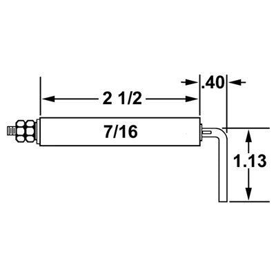 25169 (Crown ) | Midco Flame Rod | Electrode