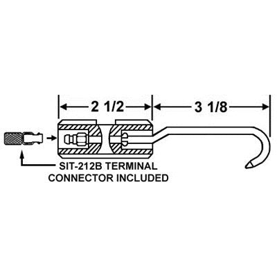 25216 (Crown ) | Honeywell Electrode (CM44A W/55221) | Electrode