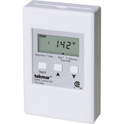 257 (Tekmar) | Dhw Control Two Stage