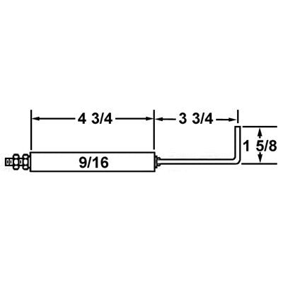 26894-02 (Crown ) | Powerflame Flame Rod X04225 (CP48) | Electrode