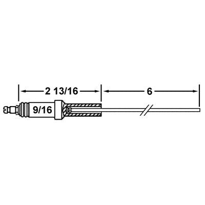 26928 (Crown ) | Electrode Pyronics (03302DI) | Electrode