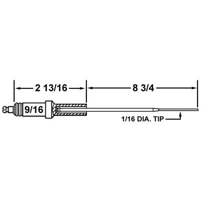 27166 (Crown ) | Ray Oil Burner Electrode | Electrode