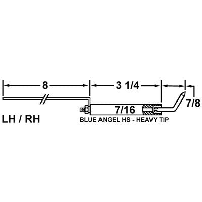 28038-02 (Crown ) | Wayne Blue Angel Hvy Tip | Electrode