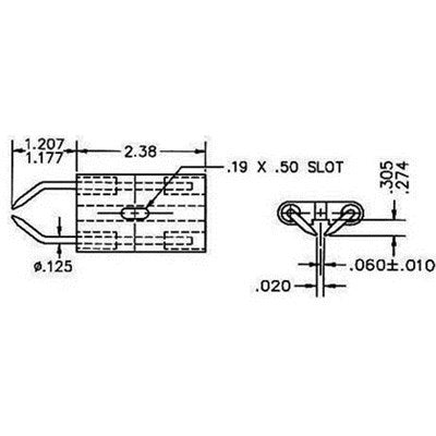 28091-01 (Crown ) | Weil Mclain Electrode (QB180) | Electrode