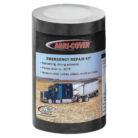 4005975 (AGRI-COVER) Kit-Tarp Repair 6"X10' Black