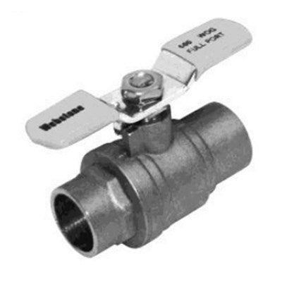 WBS51703SSW (Webstone) | 3/4 Cxc FP BR Ball VLV W/Ss Wing Handl | Ball | Sweat | 3/4