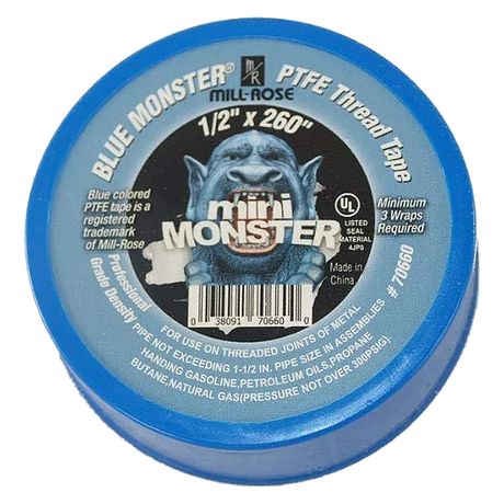 70660 (Blue Monster) Tape-Thread Seal 1/2 X 260 Mini-Monster