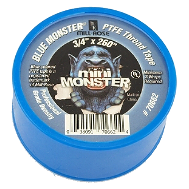 70662 (Blue Monster) Tape-Thread Seal 3/4 X 260 Mini-Monster