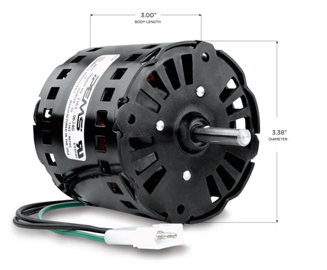7163-9674G (PEMS) | OEM Replacement Motor | 0.08 HP | 1 Phase | OAO | 1350 RPM | 120 Volts