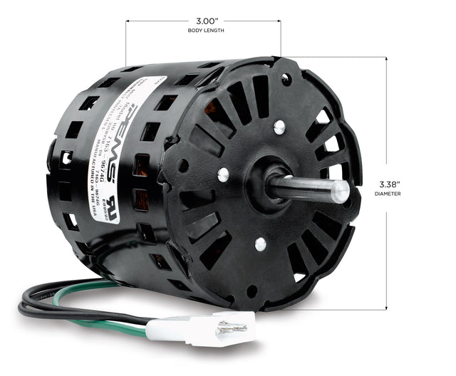 7163-9674G (PEMS) | OEM Replacement Motor | 0.08 HP | 1 Phase | OAO | 1350 RPM | 120 Volts