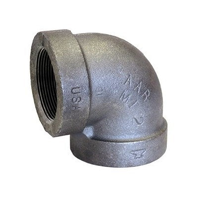300014206 (Anvil) | GL E 2 X 1-1/2 CI | 2 x 1-1/2" Standard Cast Iron 90° Elbow