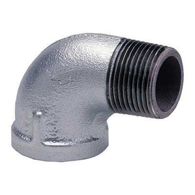 811016419 (Anvil) | GL Stre 3/4 Galv | 3/4" Standard Galvanized Malleable Iron 90° Street Elbow