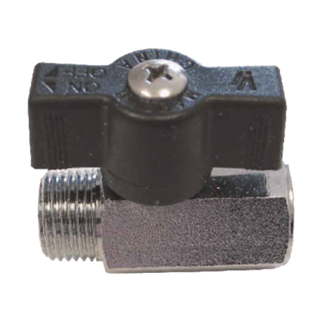 MVT14FM | Valve-Ball 1/4Fpt X 1/4Mpt Chr Bf Hdl