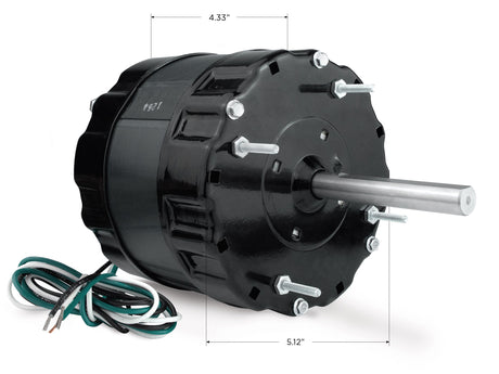 9F10135M (PEMS) | OEM Replacement Motor | 0.06 HP | 1 Phase | OAO | 1075 RPM | 115 Volts