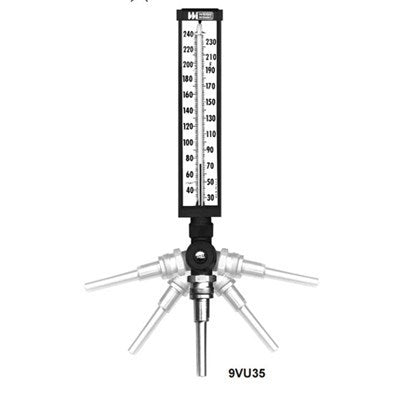 9VU35 -40-110F (Weiss) | Thermometer -40-110F 9 Tall Vari | Thermometers