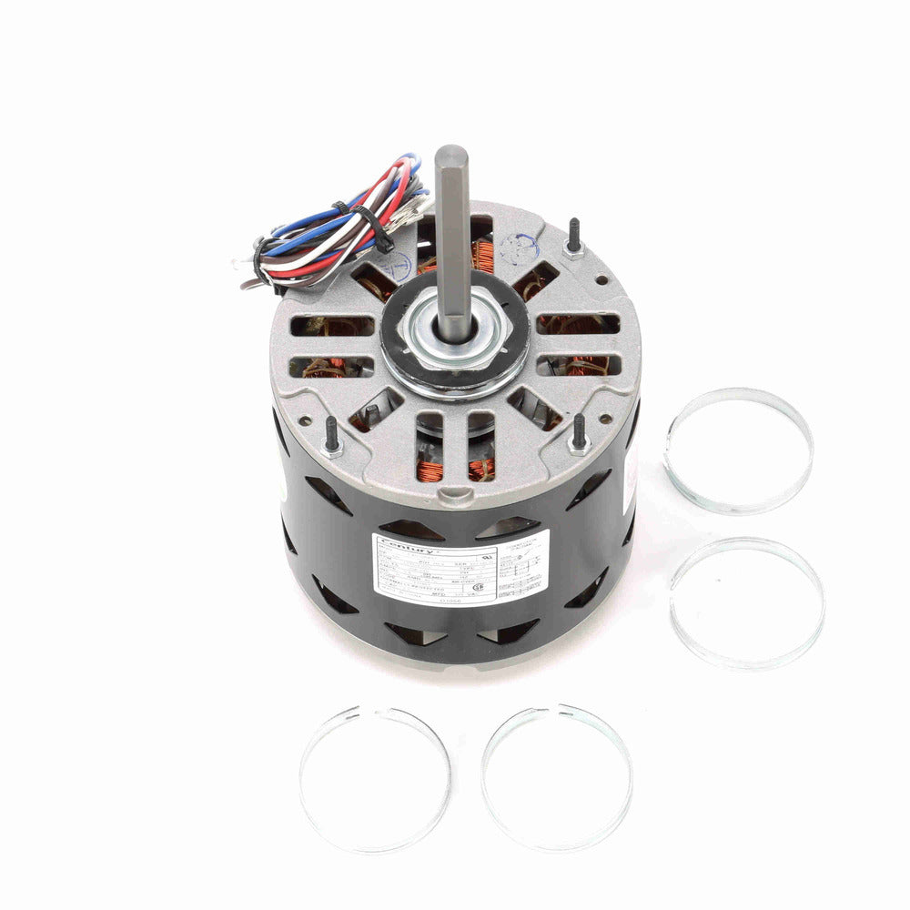 D1056-S (Century) | Fan And Blower Motor | 0.5 HP | 1 Phase | Open Air Over | 1075 RPM | 208-230 Volts