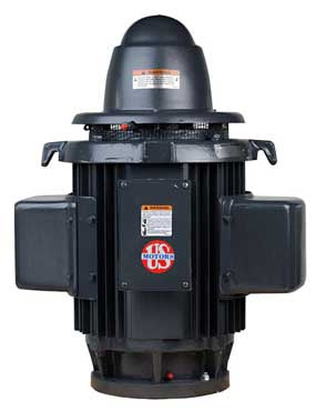 HS5C1KLE (US Motors/Nidec) | Vertical Hollow Shaft Motor | 5 HP | 1 Phase | WPI | 3550 RPM | 230 Volts