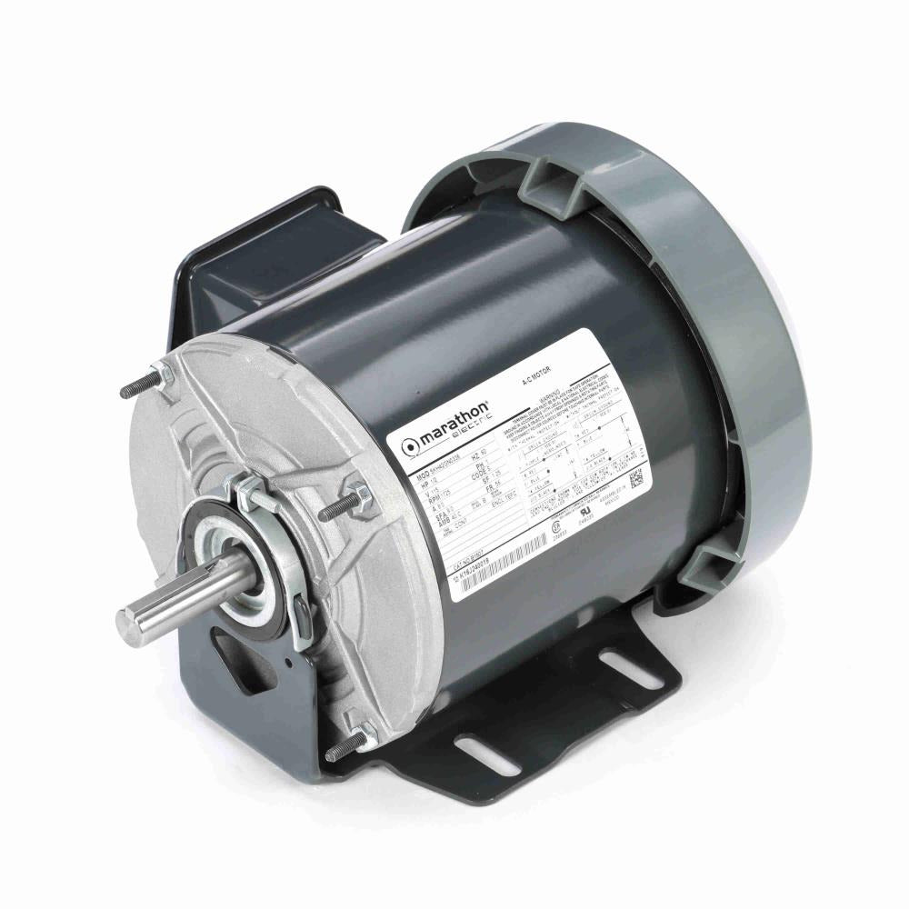 MB1507 (Marathon) | Belt Drive Blower Motor | 0.5 HP | 1 Phase | TEFC | 1725 RPM | 115 Volts
