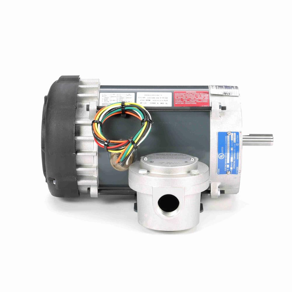 MG871 (Marathon) | Explosion Proof Motor | 0.33 HP | 1 Phase | EPFC | 1725 RPM | 115/208-230 Volts
