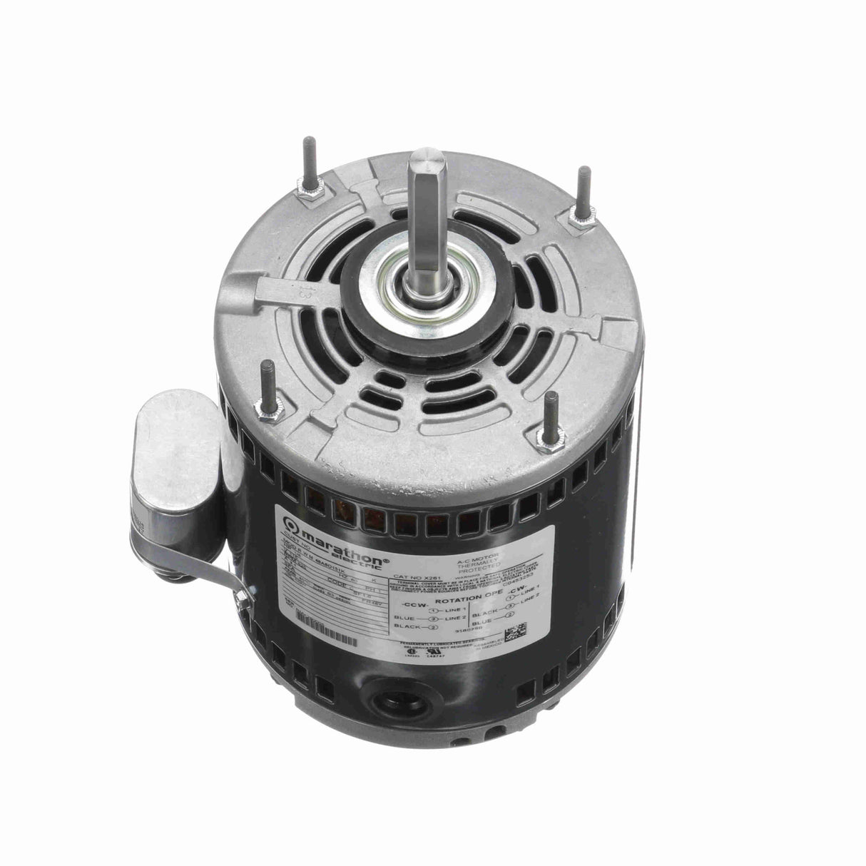 MX261 (Marathon) | OEM Replacement Motor | 0.125 HP | 1 Phase | OAO | 825 RPM | 115 Volts