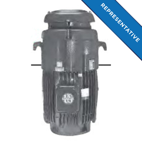 NO30P2BE (US Motors/Nidec) | Vertical Solid Shaft Motor | 30 HP | 3 Phase | WPI | 1775 RPM | 230/460 Volts