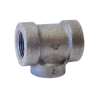 811030006 (Anvil) | GL T 3/4 Galv | 3/4" Standard Galvanized Malleable Iron Tee - Straight