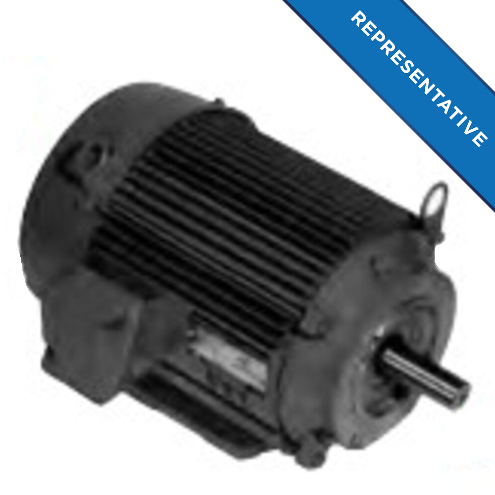 U15P1DCR (US Motors/Nidec) | GeneralPurposeMotor | 15 HP | 3 Phase | TEFC | 3540 RPM | 208-230/460 Volts