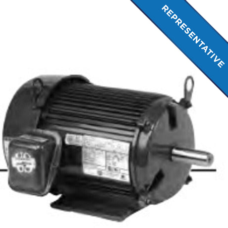 U7R9C (US Motors/Nidec) | Two Speed One Winding Motor | 7.5 HP | 3 Phase | TEFC | 1770/900 RPM | 460 Volts