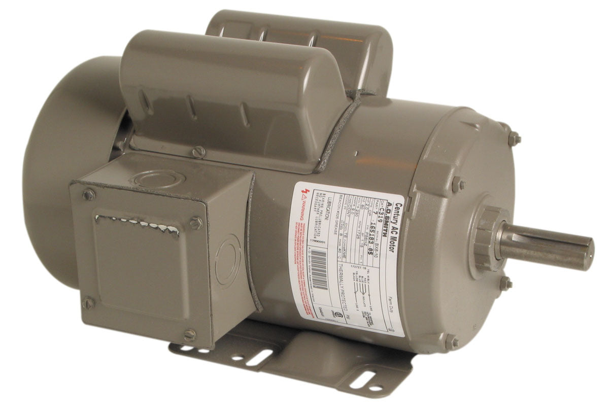 UC319 (Century) | Farm Duty Motor | 2 HP | 1 Phase | TEFC | 1725 RPM | 230 Volts