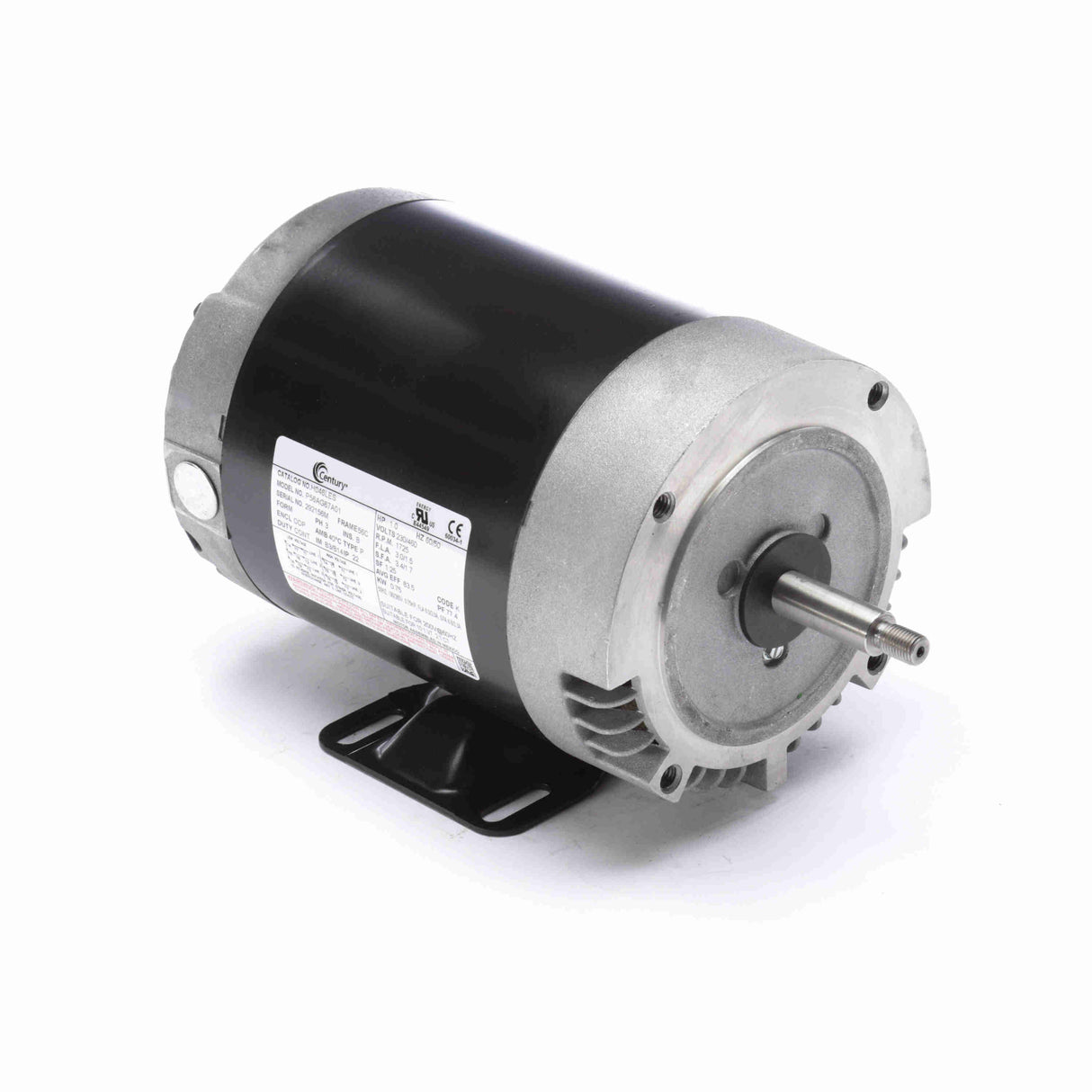 UH046LES (Century) | General Purpose Motor | 1 HP | 3 Phase | ODP | 1725 RPM | 230/460 Volts