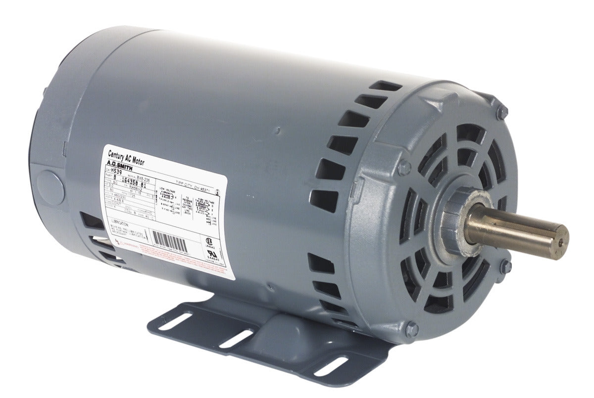 UH757 (Century) | General Purpose Motor | 3 HP | 3 Phase | ODP | 3450 RPM | 200-230/460 Volts