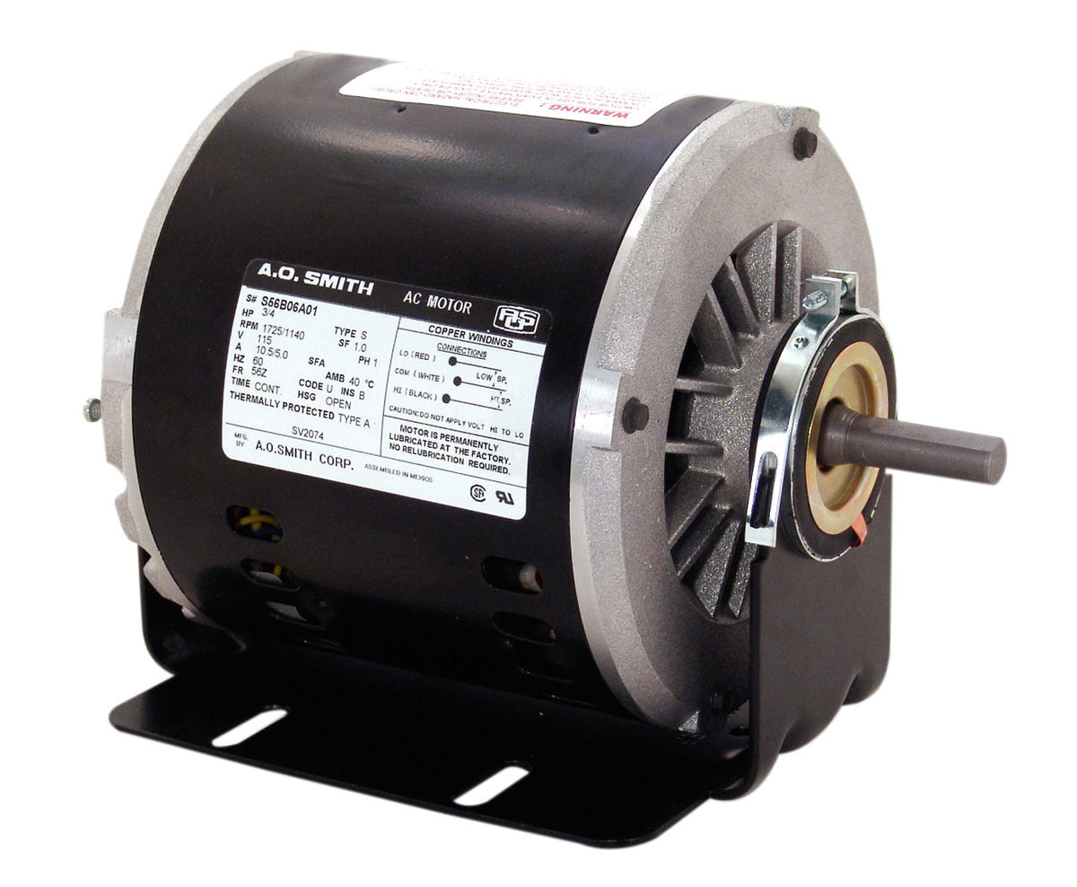 VB2034 (Century) | Evaporative Cooler Motor | 0.33 HP | 1 Phase | ODP | 1725 RPM | 115 Volts