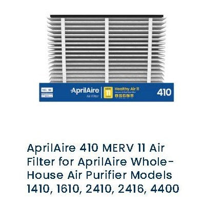 410 (Aprilaire) | Media For 1410/2410/3410/4400 (M11) | Media Replacement