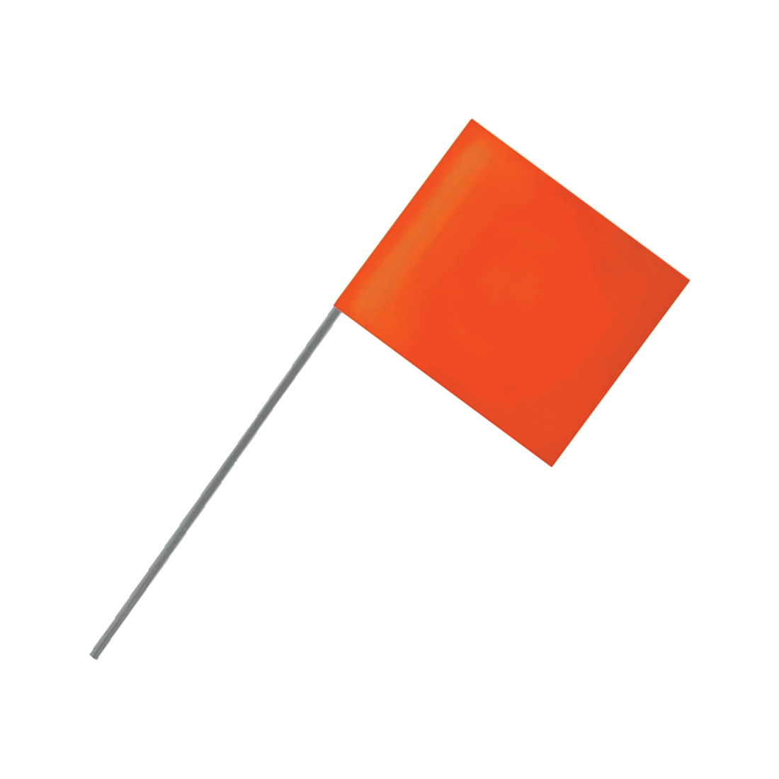 567P ORANGE (Blackburn) Flag-5 X 6 - 27 Plastic Stf Ora 50/Bu