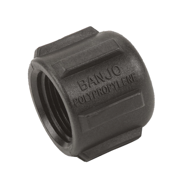 CAP075 (Banjo) Cap-Pipe 3/4 Poly