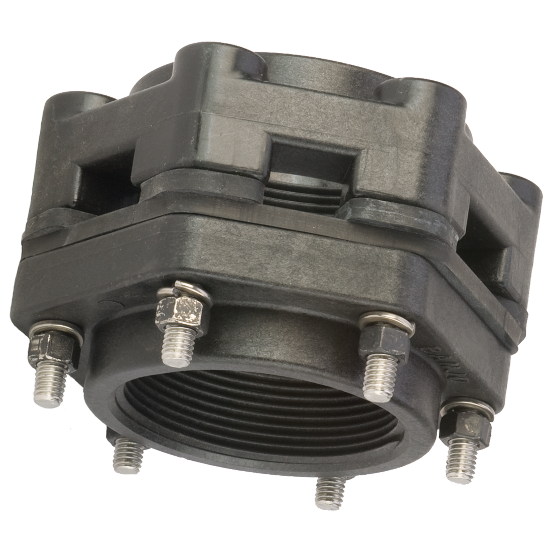 BF300BD (Banjo) Flange-Tank Btm Drn 3X3 Thrd Epdm Ply